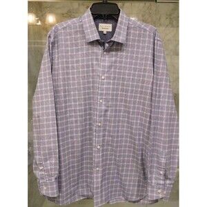 Men's TED BAKER London ENDURANCE Long Sleeve 100% Cotton Shirt 16.5   34/35